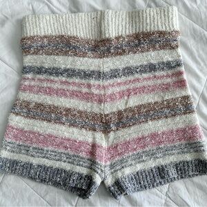 cozy fold over shorts